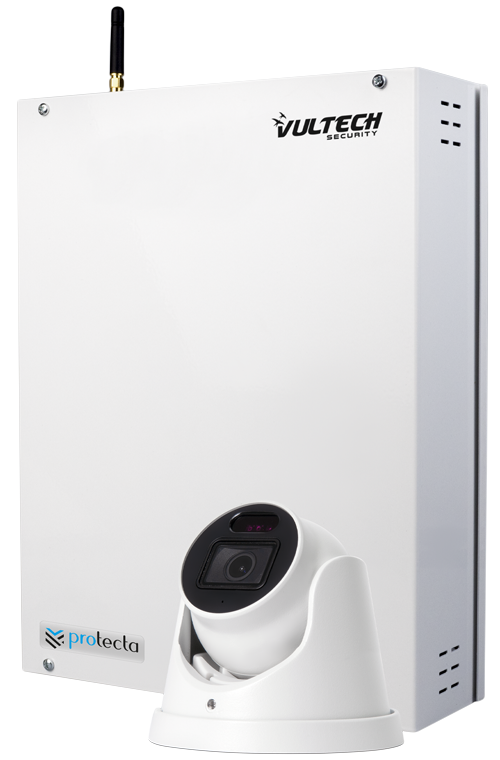 Centrale Protecta64 con telecamera dome VulTech Security