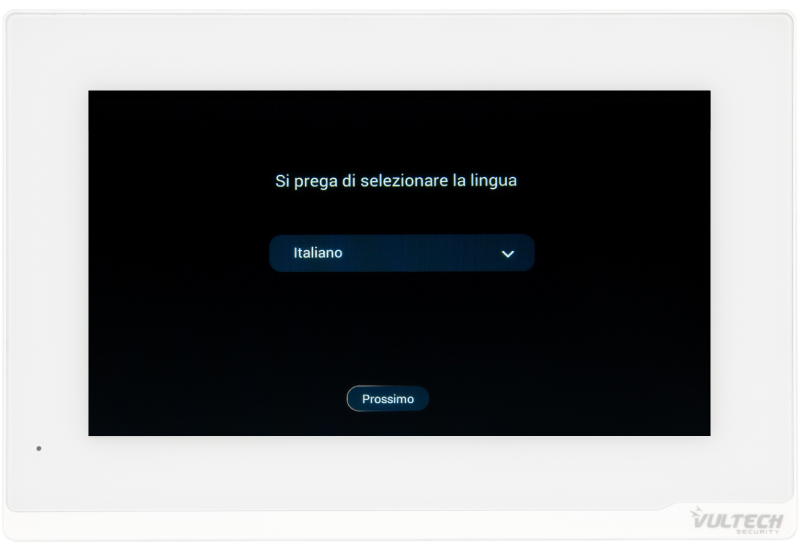 Monitor - >Procedura guidata per la configurazione
