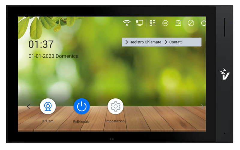 Monitor - funzione uscita relè on/off