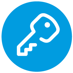 icona crittografia AES256 / SHA256 linea Evo VulTech Security